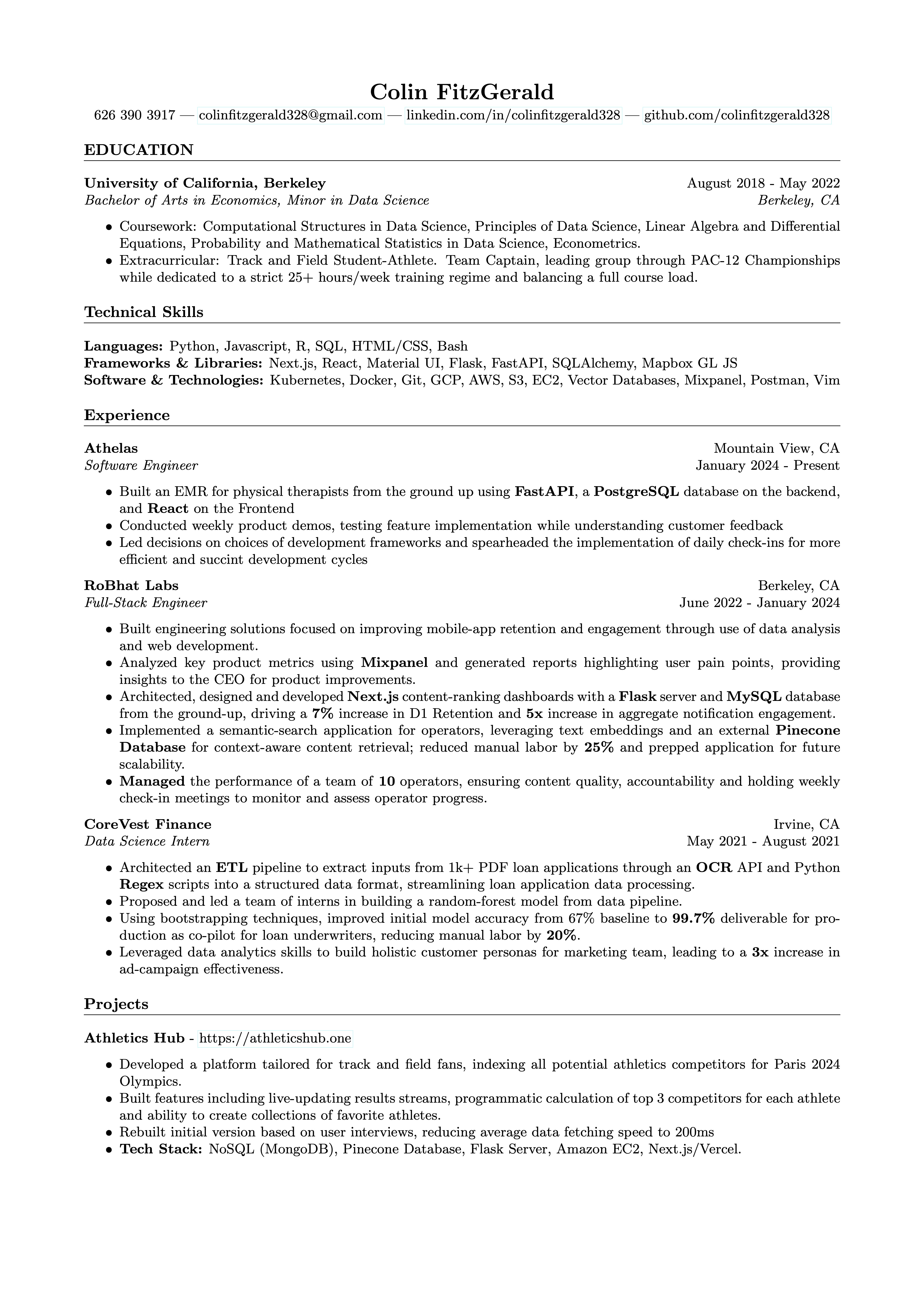 Resume page 1