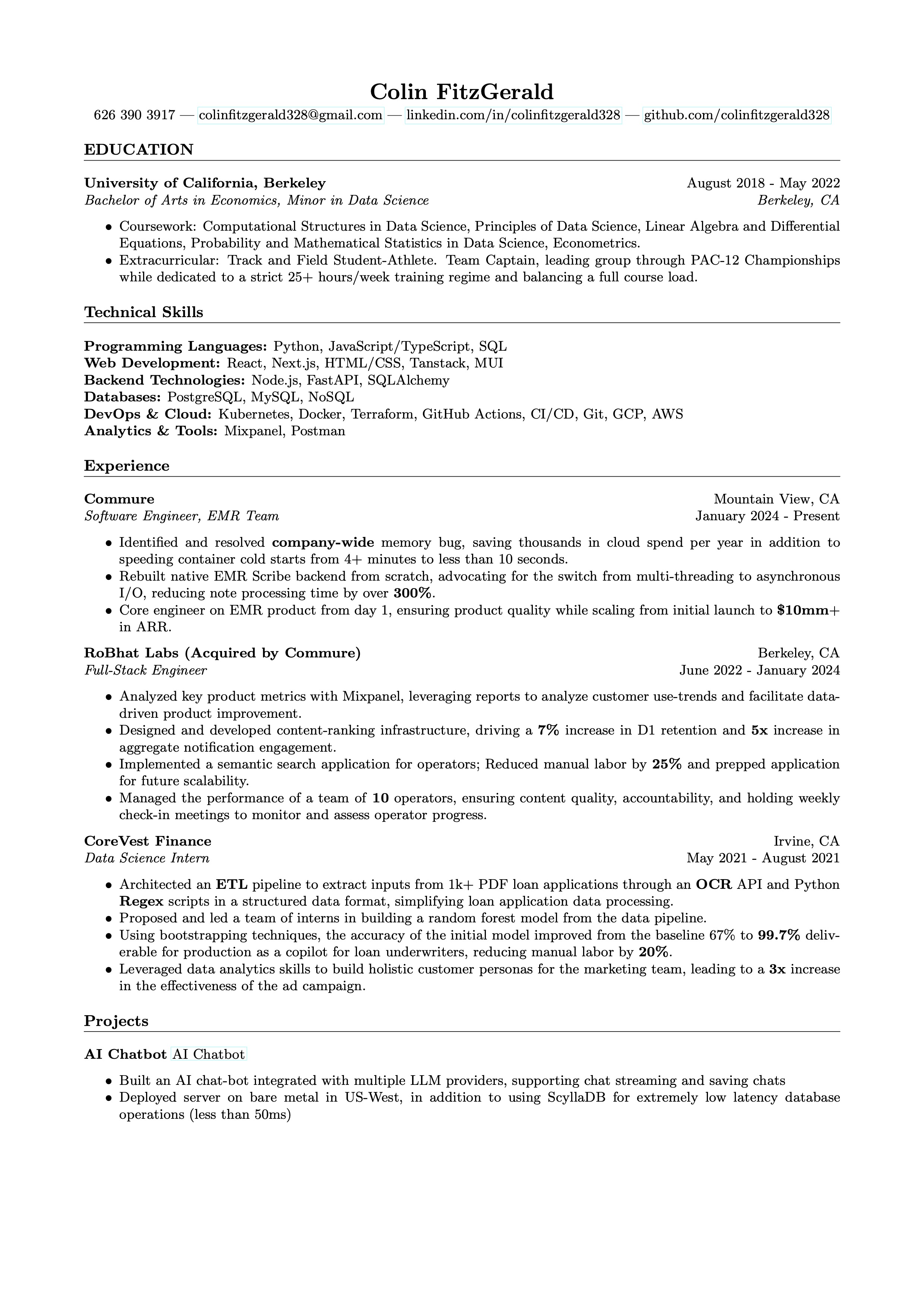 Resume page 1